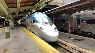 The NEW Amtrak Avelia Liberty (Acela 2021) Leaving Washington, DC’s Union Station