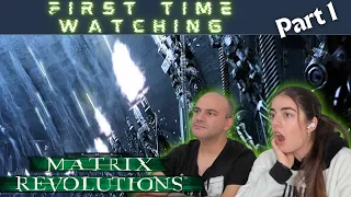 Machines!! - THE MATRIX REVOLUTIONS - GF First Time watching (1/2)