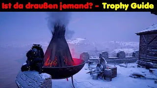 Assassins Creed Valhalla Trophy Guide - Ist da draußen jemand? Trophäe deutsch Feuerschalen Location