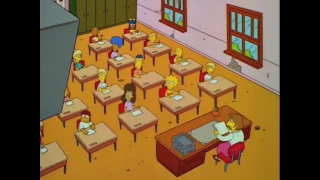 The teachers go on strike - The Simpsons