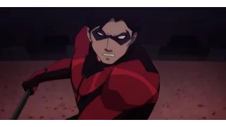 Nightwing and Robin VS Deathstroke Full Fight Scene   Teen Titans 'The Judas Contract' HD