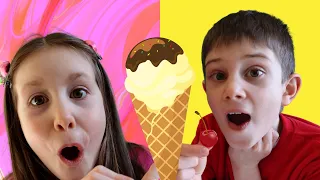 Homemade Ice Cream in a bag | Kids Easy DIY Science Experiments