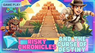 ** RISKY CHRONICLES AND THE CURSE OF DESTINY **  ¦ FULL GAME WALKTHROUGH ¦  - Retro Indiana Jones