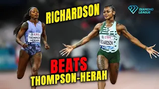 Unstoppable Sha'Carri Richardson Triumphs Over Elaine Thompson-Herah in Zurich Showdown!