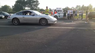 Drag race Porsche  911/996 vs BMW  M3