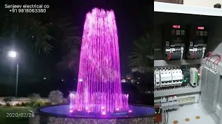 water fountain Control panel manufacture, 2ring automatic fountain panel, musical fountain panel