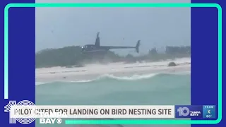 Pilot cited for landing on bird nesting site at Egmont Key State Park