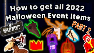 How to Get All Halloween Event Items (PART 2) | The Wild West 2022 Halloween Event
