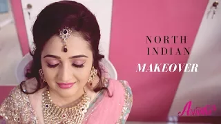 North Indian Bridal Makeup | Asmitha Makeover Artistry