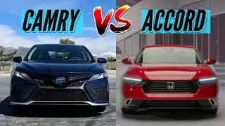 2023 Honda Accord Hybrid vs 2023 Toyota Camry Hybrid Compared | Accord or Camry?! | Sedans Clash!