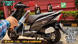 How To Change Gear Box Oil Of All Scooters | Liqui Moly Engine Oil Review After 7000+ Kms| Honda DIO