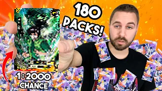 Opening 180 🎴 Naruto Card Packs DESTROYED ME! | Kayou Unboxing