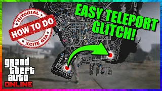 TELEPORT GLITCH *VERY EASY* How To Teleport Yourself in GTA 5 Online?