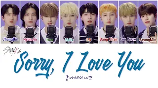 Stray Kids (스트레이 키즈) - 좋아해서 미안 (Sorry, I Love You) [HAN|ROM|ENG Color Coded Lyrics]