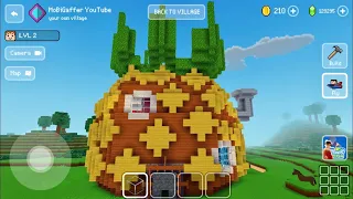 Block Craft 3D: Building Simulator Games For Free Gameplay#1865 (iOS & Android)| Spongebob House 🏠