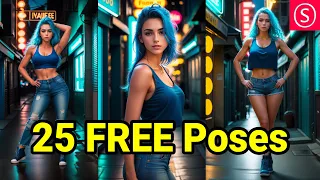 FREE: 25 Poses for ControlNet