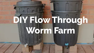 DIY Flow Through Worm Farm