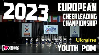 1 Ukraine   Youth Pom / European Cheerleading Championship 2023