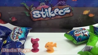 Lidl 2015 Stikeez ocean series blind bags opening and submarine box