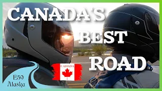 Is this the best road to ride a motorcycle in Canada? 🏍 Trip to Alaska Episode 59