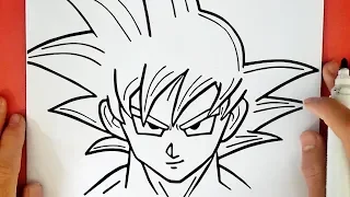 COMO DIBUJAR A GOKU