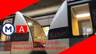 Métro de Toulouse - UM Siemens VAL 208 34-40 entre Basso Cambo et Balma Gramont (Ft. RAMESXXL)