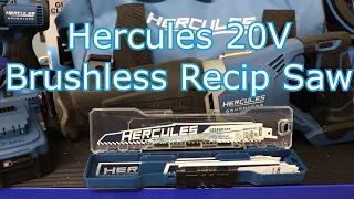 Harbor Freight Tool Haul #15: Hercules 20V Brushless Reciprocating Saw + Cutting Pallets!