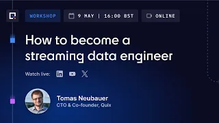 How to become a streaming data engineer
