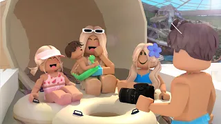 Family Trip TO INDOOR WATERPARK RESORT! *CHAOTIC..CRYSTAL CAVE?* VOICES RP! Roblox Bloxburg Roleplay