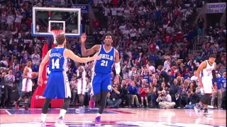 Joel Embiid Gets Philly on Its Feet with First Basket and Block