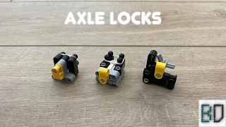 3 Simple Axle Locks | Lego Technic