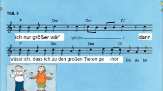 Zwei kleine Wölfe - Kanon