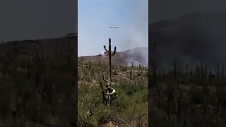 Aerial DC10 Firefighting Drop