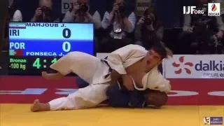 Judo 2016 Grand Prix Dusseldorf: Mahjoub (IRI) - Fonseca (POR) [-100kg] bronze