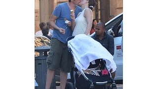 Milla Jovovich and Paul WS Anderson on family holiday to Rome with their two daughters