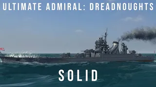 Ultimate Admiral Dreadnoughts - Solid - New CP1 Hull Japanese Modern Light Cruiser II