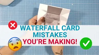 Waterfall Card Mistakes You're Making! Lou makes it EASY!