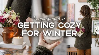 GETTING COZY FOR WINTER 🕯️ | Romanticizing Winter, Homemade Pot Roast & Minimal Winter Decor 🌨️