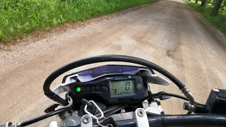 YAMAHA WR125X FAKE AKRAPOVIC SOUND