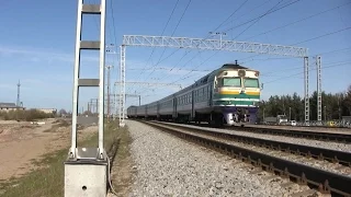 Дизель-поезд ДР1А-241 на перегоне Таллин-Юлемисте / DR1A-241 DMU between Tallinn and Ülemiste