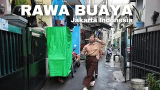 Jalan Sore Ke Gang Sempit Rawa Buaya Jakarta Barat | Evening Walk Around Jakarta