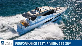 Club Marine TV Boat Test" Riviera 585 SUV performance