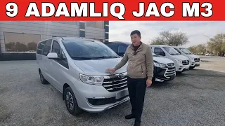 9 АДАМЛЫК JAC M3 МИКРОАВТОБУСЫ.