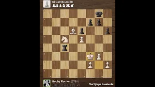 Bobby Fischer vs Di Camillo Antillo • USA Championship, 1957