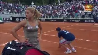 Giorgi-Cibulkova last points Internazionali BNL D'Italia 2014 Rome