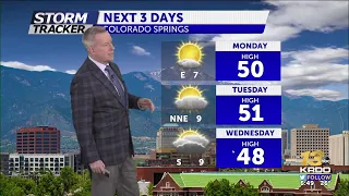 Sunny skies and mild temperatures ahead the next couple of days