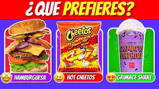 ¿Que Prefieres…? Edicion COMIDA🍟🍔