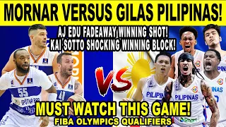 GILAS PILIPINAS vs MORNAR! Kai Sotto at AJ Edu Sobrang Tibay! Simulation