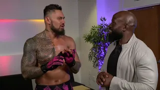 Xyon Quinn tiene sus propios consejos para Apollo Crews en Backstage - WWE NXT 28/06/2022 (Español)