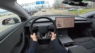 Tesla Model 3 Highland RWD 2024 - Driving POV - No Comment